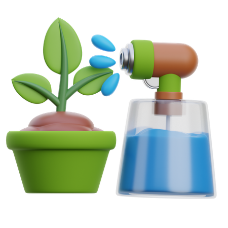 Plant Spray  3D Icon