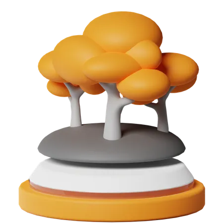 Plant Tree  3D Icon