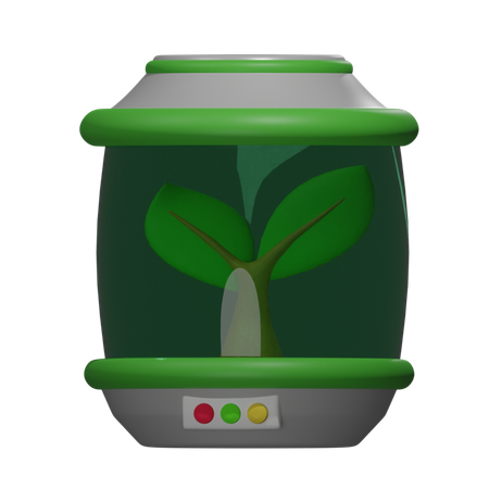 Plant Tube  3D Icon