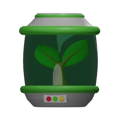 Plant Tube  3D Icon