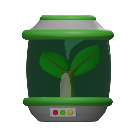 Plant Tube  3D Icon