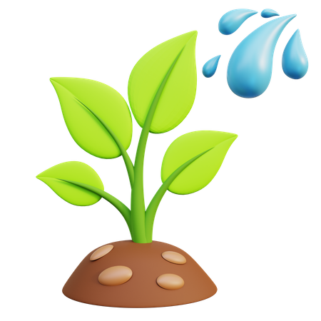 Plant Watering  3D Icon