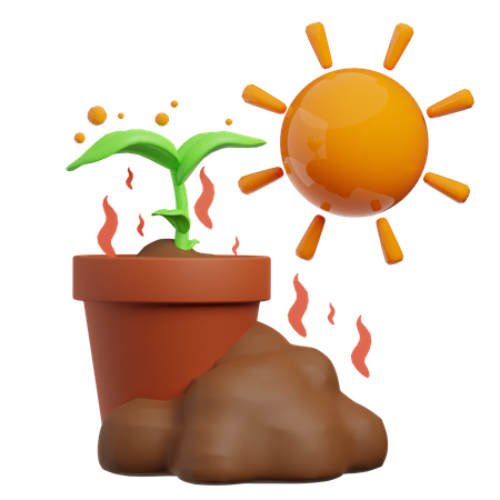 Plant Wilt  3D Icon