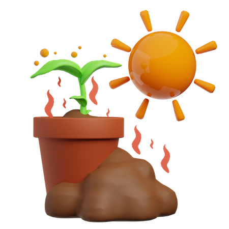 Plant Wilt  3D Icon