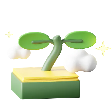 Planta  3D Icon