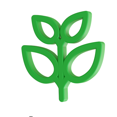 Planta  3D Icon