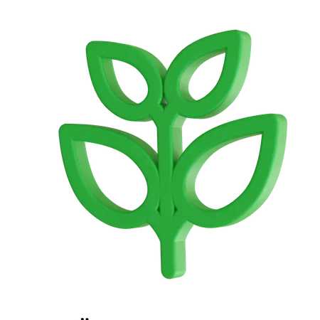 Planta  3D Icon