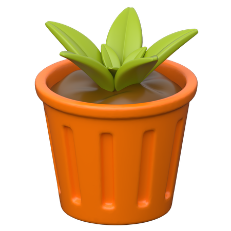 Planta  3D Icon