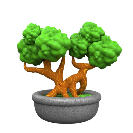 Planta bonsai  3D Icon