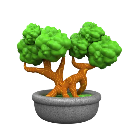 Planta bonsai  3D Icon