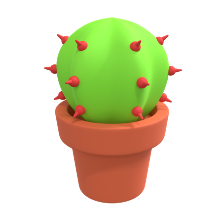 Planta de cacto  3D Illustration