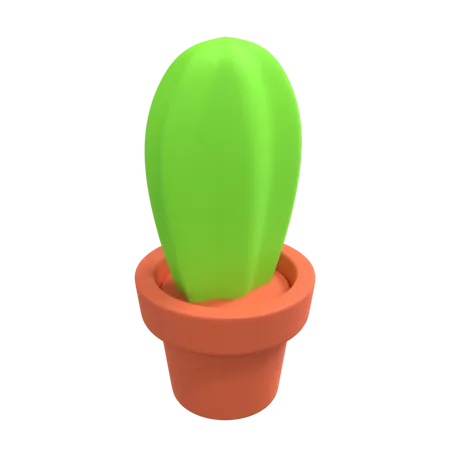 Planta de cacto  3D Illustration