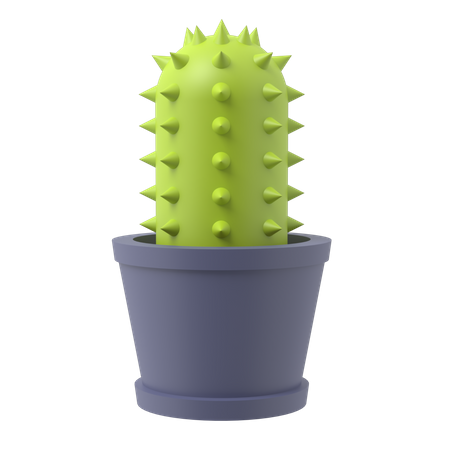 Planta de cactus  3D Illustration