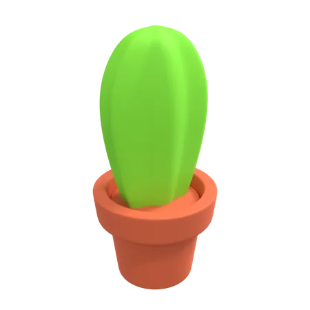 Planta de cactus  3D Illustration