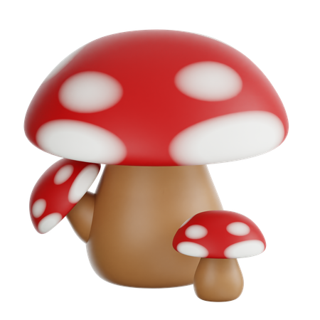 Planta de cogumelo  3D Icon