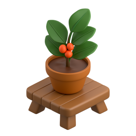 Planta de cafe  3D Icon