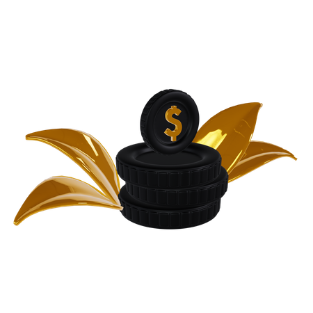 Planta de dinero  3D Icon