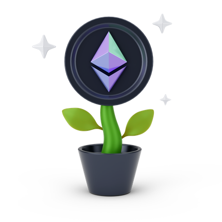 Planta de dinheiro  3D Icon