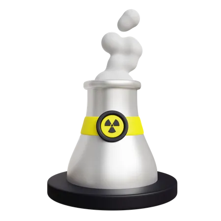 Central nuclear  3D Icon