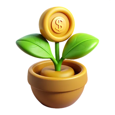 Planta de inversión  3D Icon