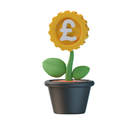 Planta de inversión  3D Icon