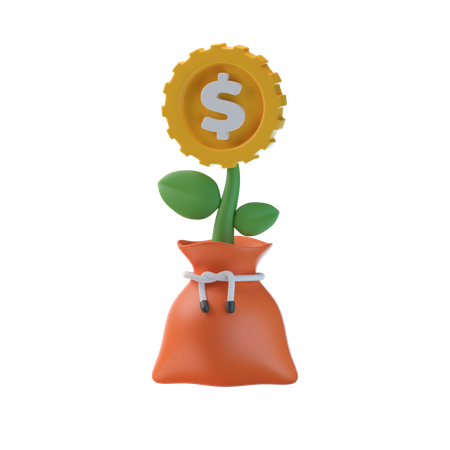 Planta de inversión  3D Icon