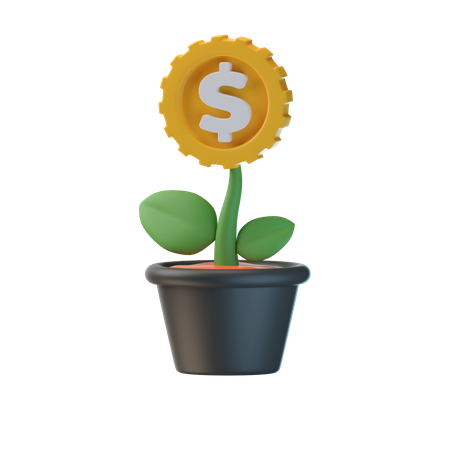 Planta de inversión  3D Icon