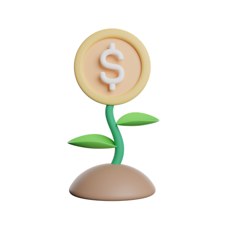 Planta de inversión  3D Icon