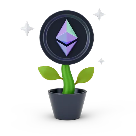 Planta de dinheiro  3D Icon