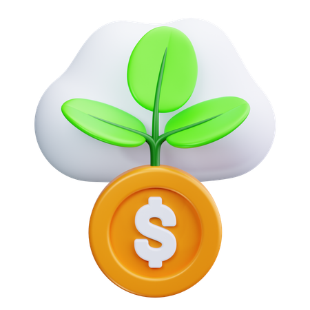 Planta del dólar  3D Icon