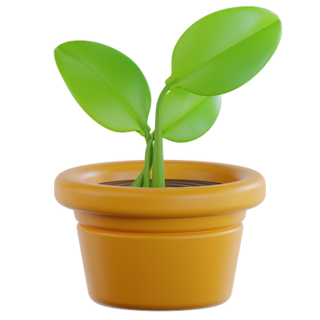 Planta ecológica  3D Icon