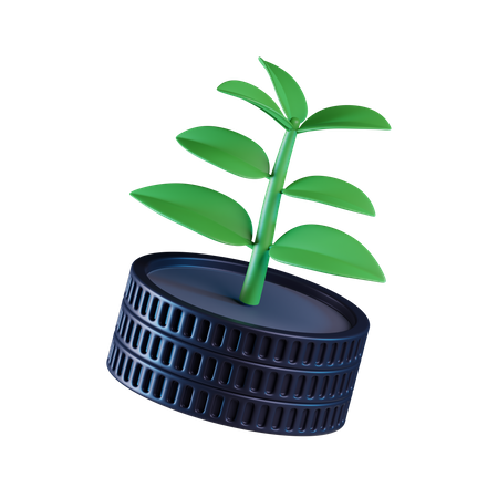Planta de educação  3D Icon