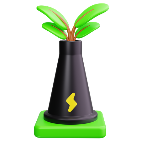 Planta de energía  3D Icon