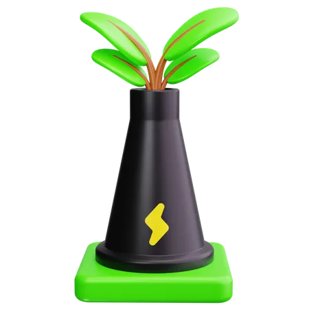 Planta de energía  3D Icon