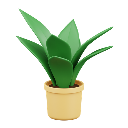 Planta en maceta  3D Icon