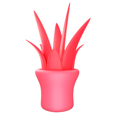 Planta en maceta  3D Icon