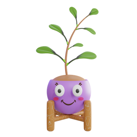 Planta fofa  3D Icon