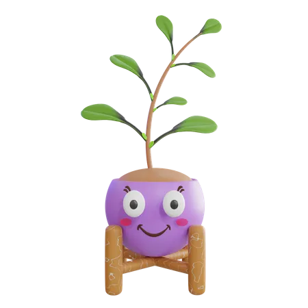 Planta fofa  3D Icon