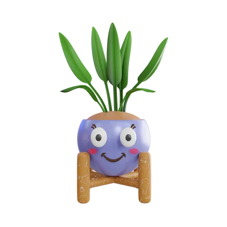 Planta fofa  3D Icon