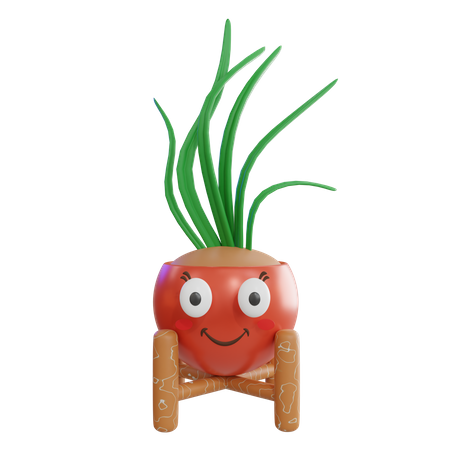 Planta fofa  3D Icon