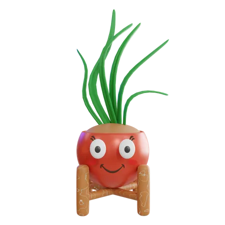 Planta fofa  3D Icon