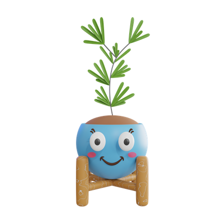 Planta fofa  3D Icon