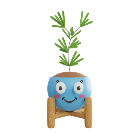 Planta fofa  3D Icon