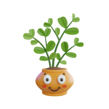 Planta fofa  3D Icon