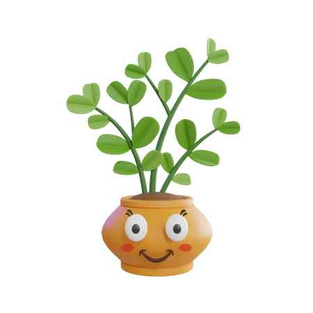 Planta fofa  3D Icon