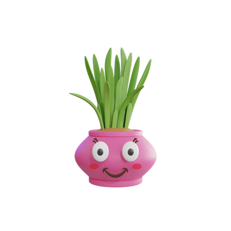 Planta fofa  3D Icon