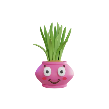 Planta fofa  3D Icon