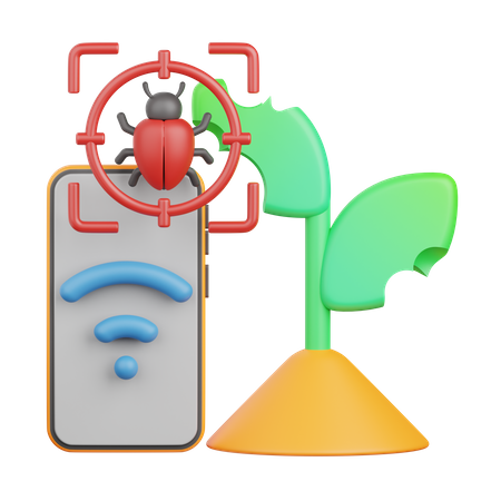 Planta inseto  3D Icon