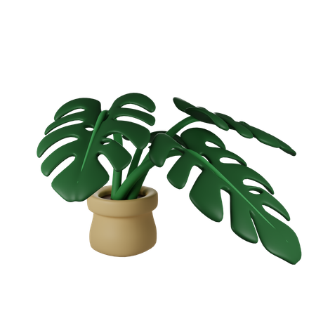 Planta monstro  3D Illustration