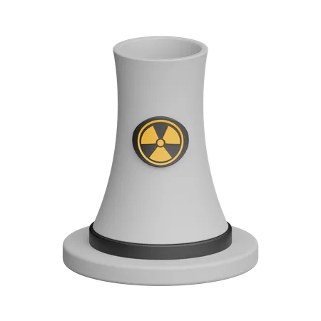 Planta nuclear  3D Icon